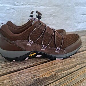 Dansko Women's Petunia Sneakers size 9.5 browns and purple accents